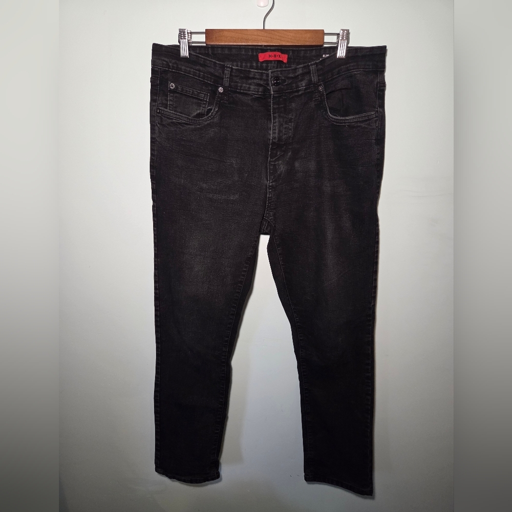 MBX Men's Charcoal Denim Jeans